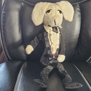 Vintage 1960s Tuxedo Bunny Bottle Holder